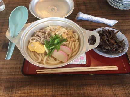 松山名物_なべ焼きうどん