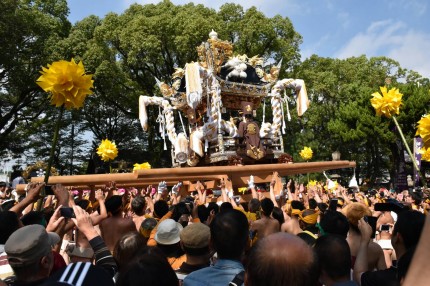 須加_屋台_台場差し_秋祭り