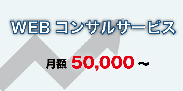 WEBコンサルサービス_月額50,000~